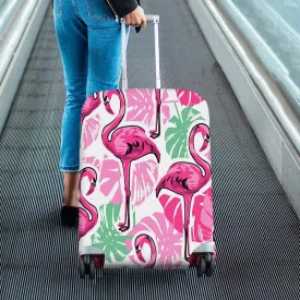 Animals themed Cover for Luggage suitcase printed Flamingo