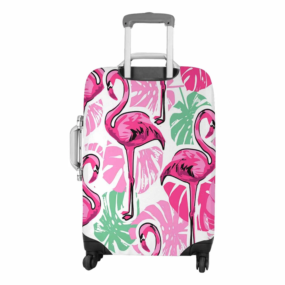 Animals themed Cover for Luggage suitcase printed Flamingo
