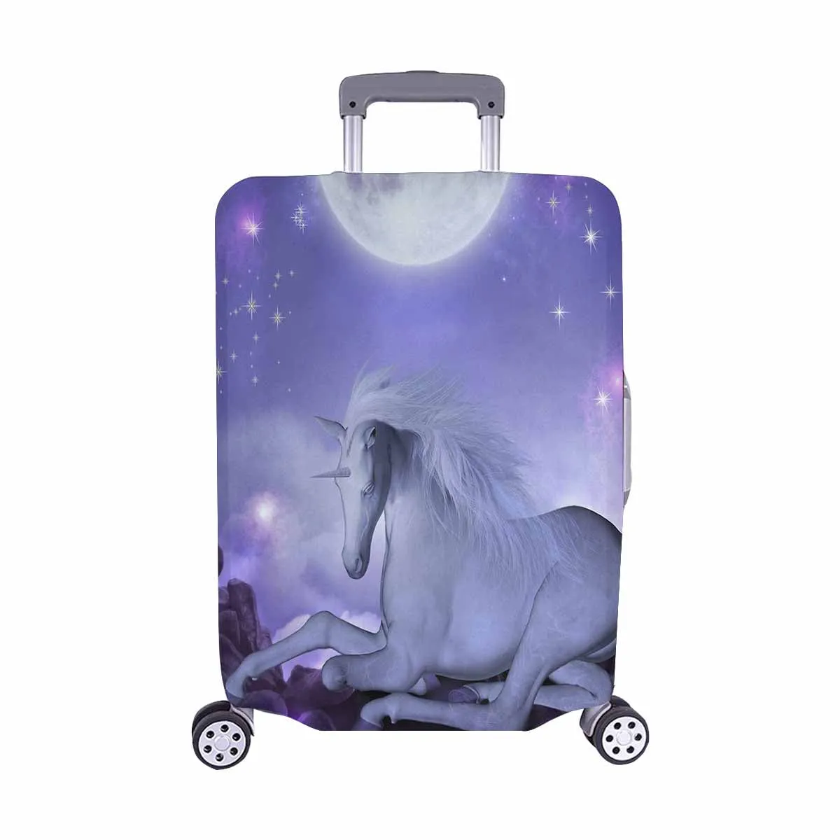 Animals themed Cover for Luggage suitcase printed Last unicorn5