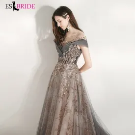 Banquet evening dress women new host party dress temperament thin