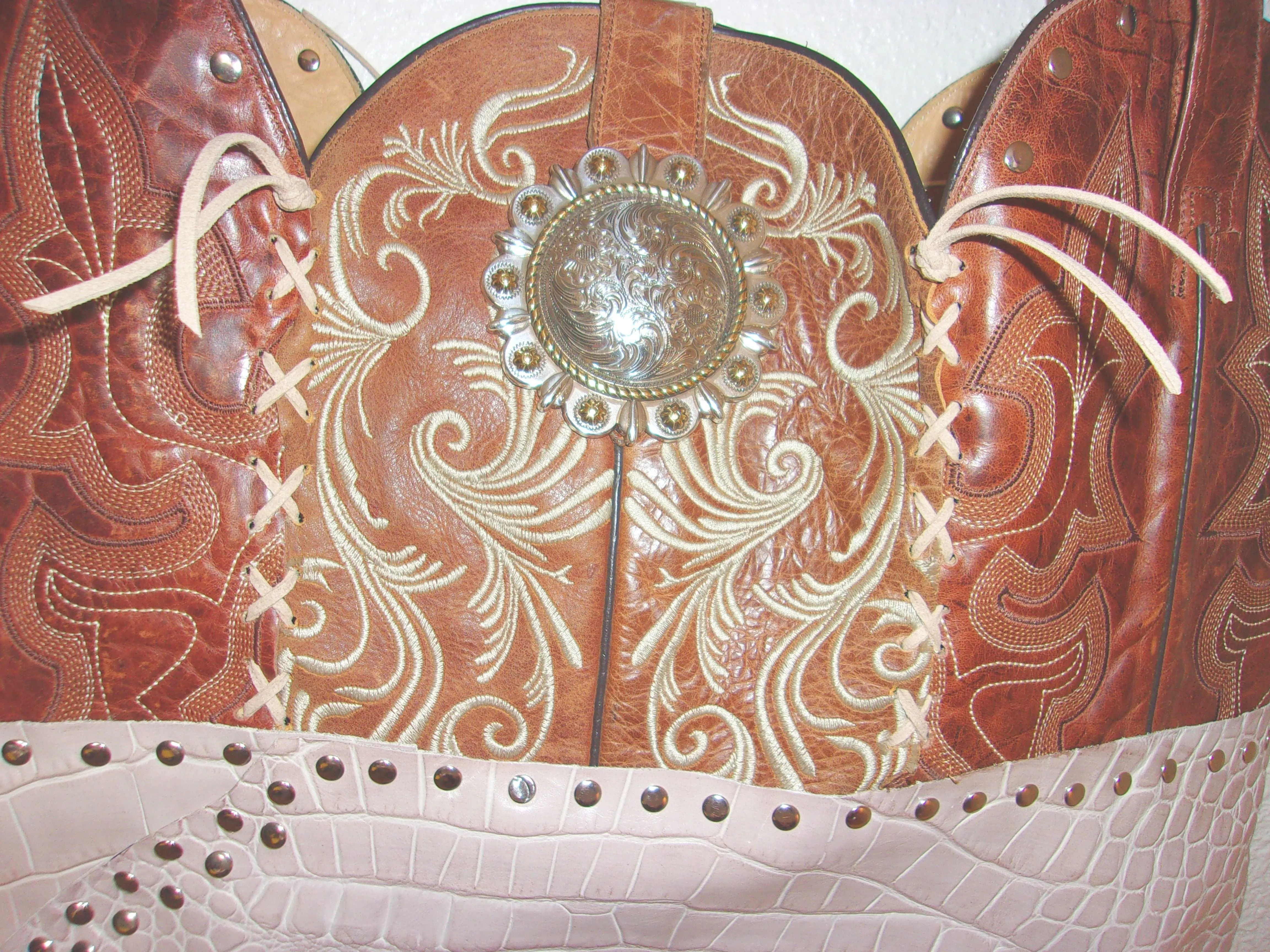Cowboy Boot Laptop Tote LT25
