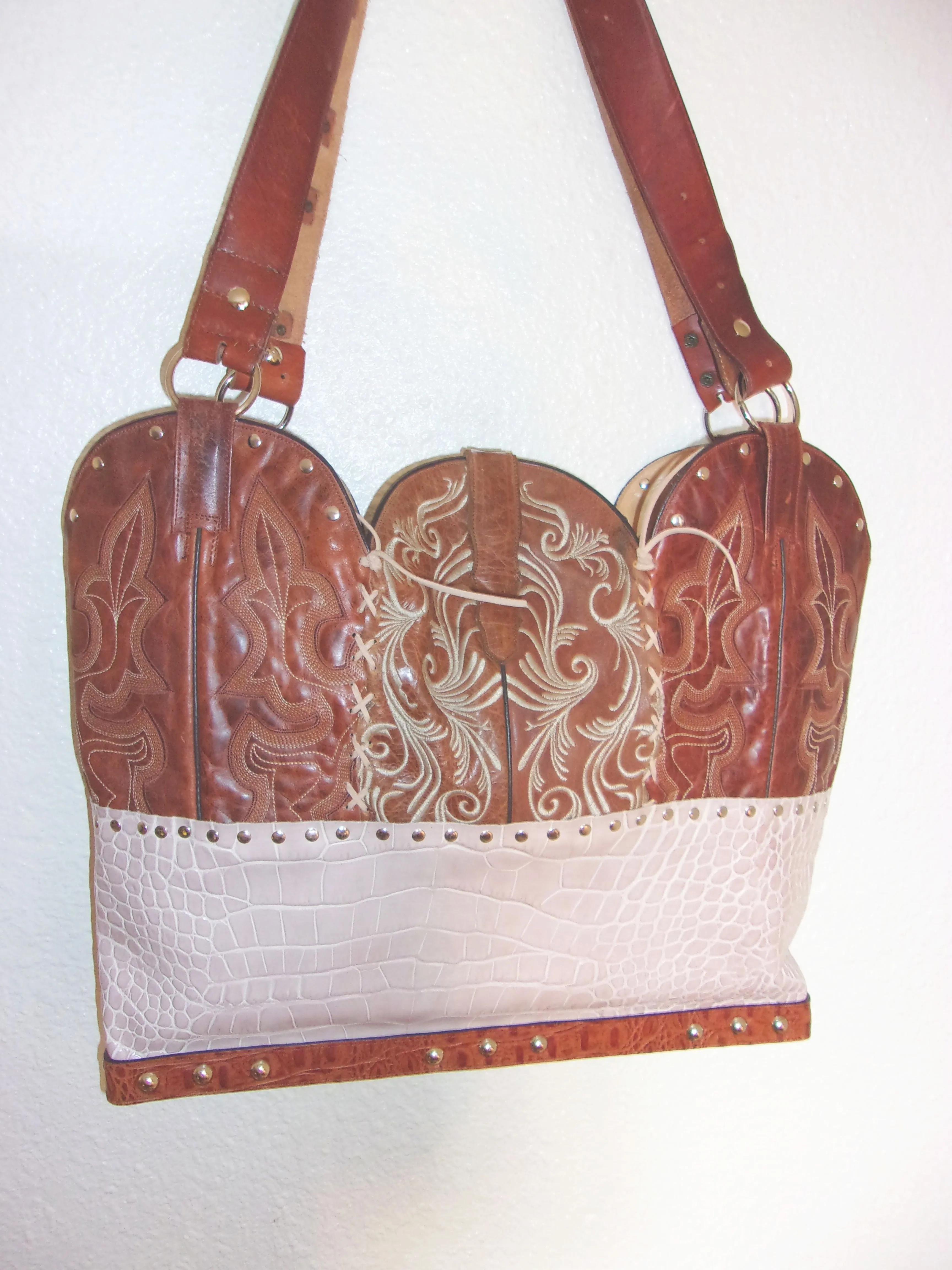 Cowboy Boot Laptop Tote LT25