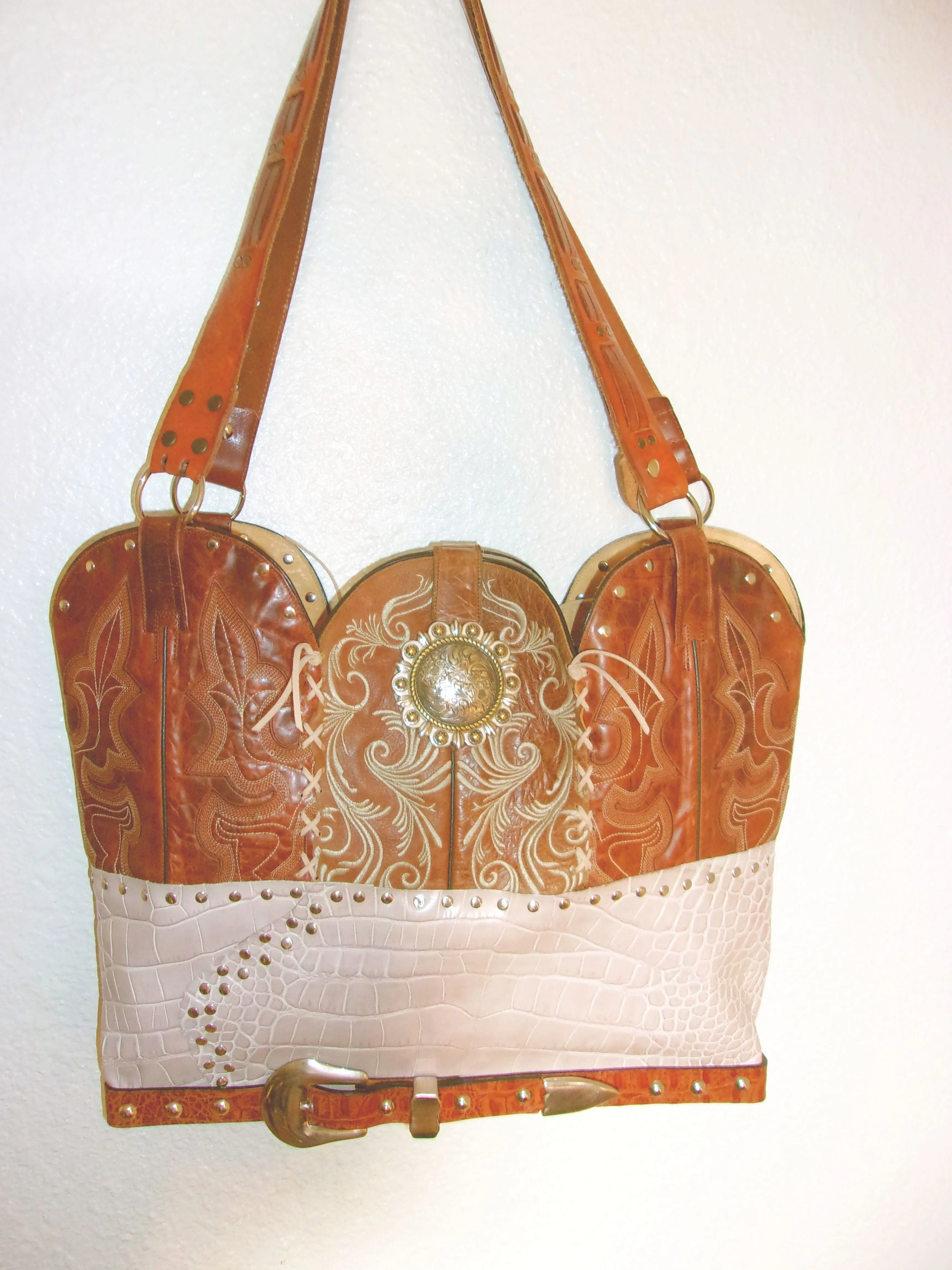 Cowboy Boot Laptop Tote LT25