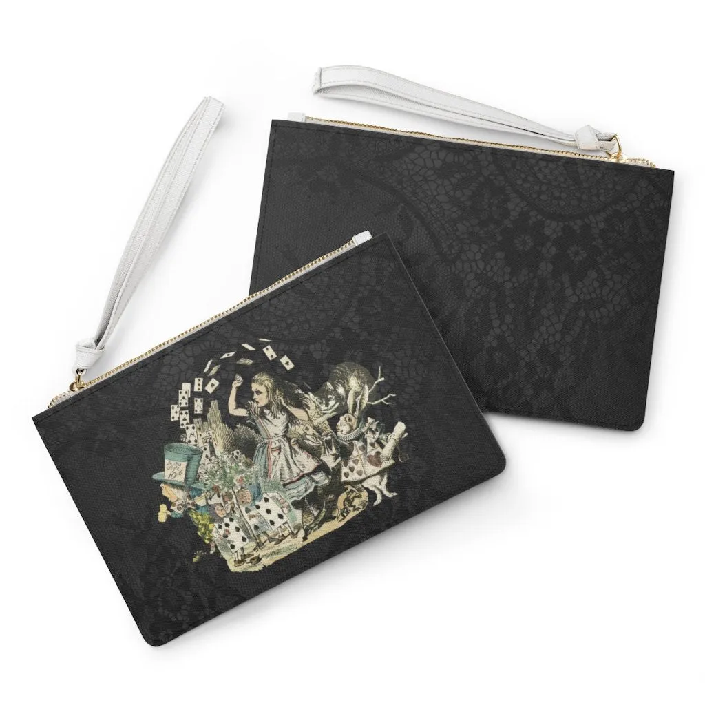 Custom Clutch Purse - Alice in Wonderland Gift # 102 Vintage Series | Gift Idea, Birthday Gift, Women's Clutch Purse