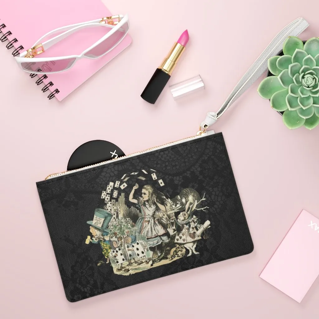 Custom Clutch Purse - Alice in Wonderland Gift # 102 Vintage Series | Gift Idea, Birthday Gift, Women's Clutch Purse