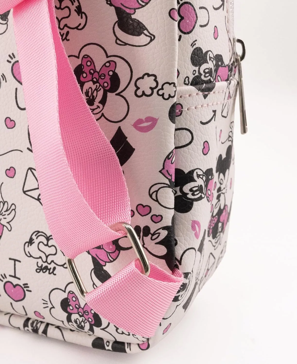 Disney Minnie Mouse Backpack for Women, Men, Boys, Girls, Unisex | Cute PU Leather 10" Minnie Mouse Mini Backpack Purse Shoulder Purse | Minnie Mouse Bag and Minnie Mouse Accessories