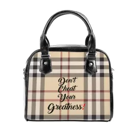 Don't Cheat Your Greatness, Shoulder Handbag