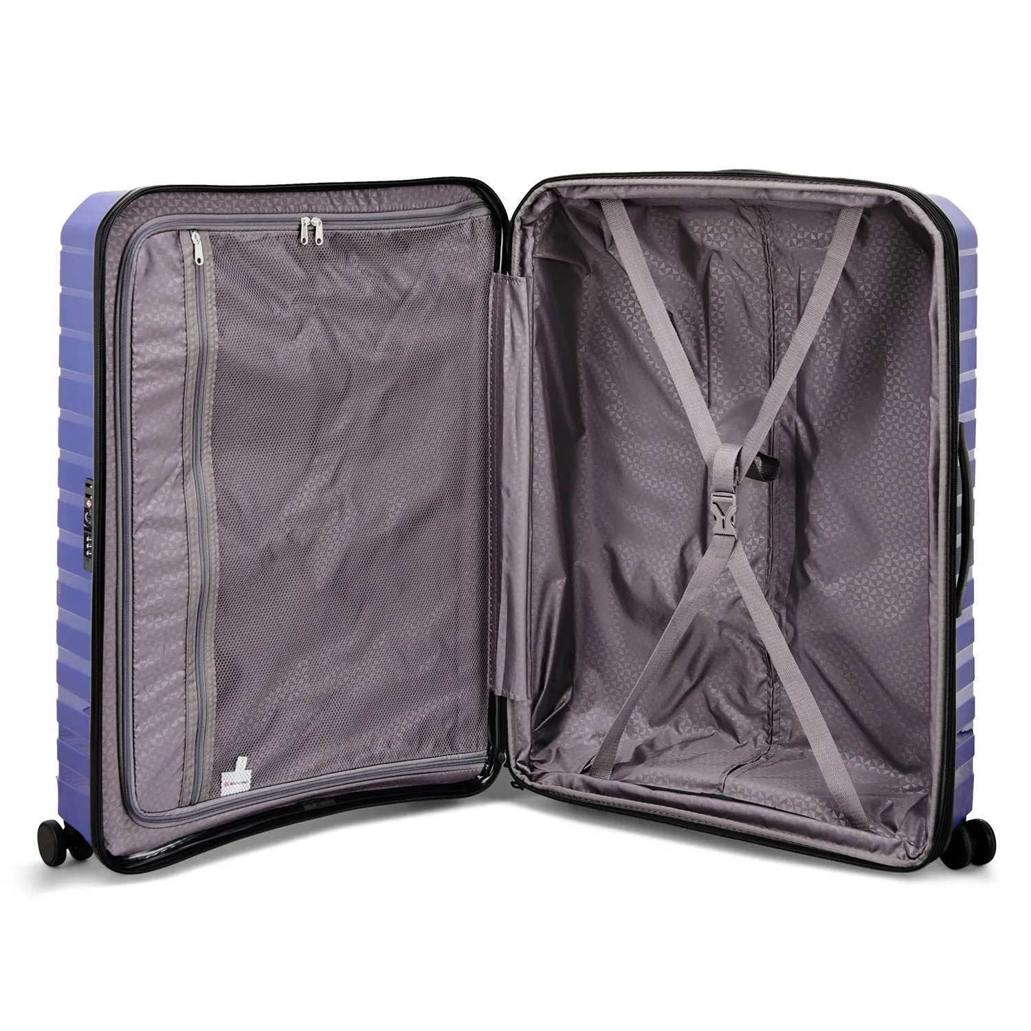Echolac Lordnorth 58 68 77cm HardcaseExpandable 4 Double Wheel  3 Piece Luggage Trolley Set - Turkish Tile