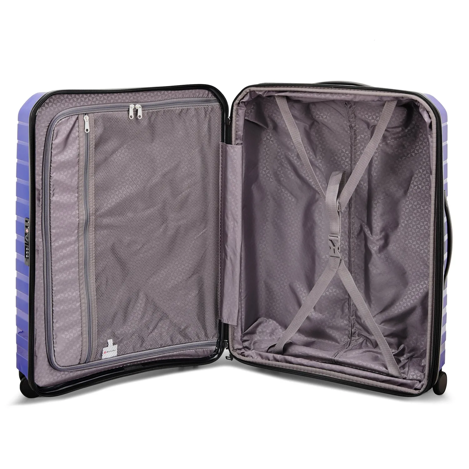 Echolac Lordnorth 58 68 77cm HardcaseExpandable 4 Double Wheel  3 Piece Luggage Trolley Set - Turkish Tile