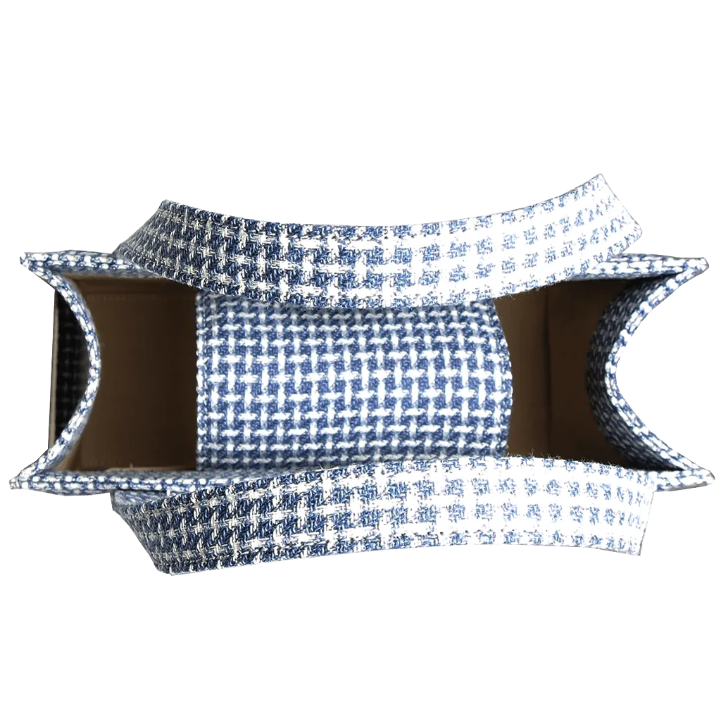Eco Wool & Cotton Tote Blue