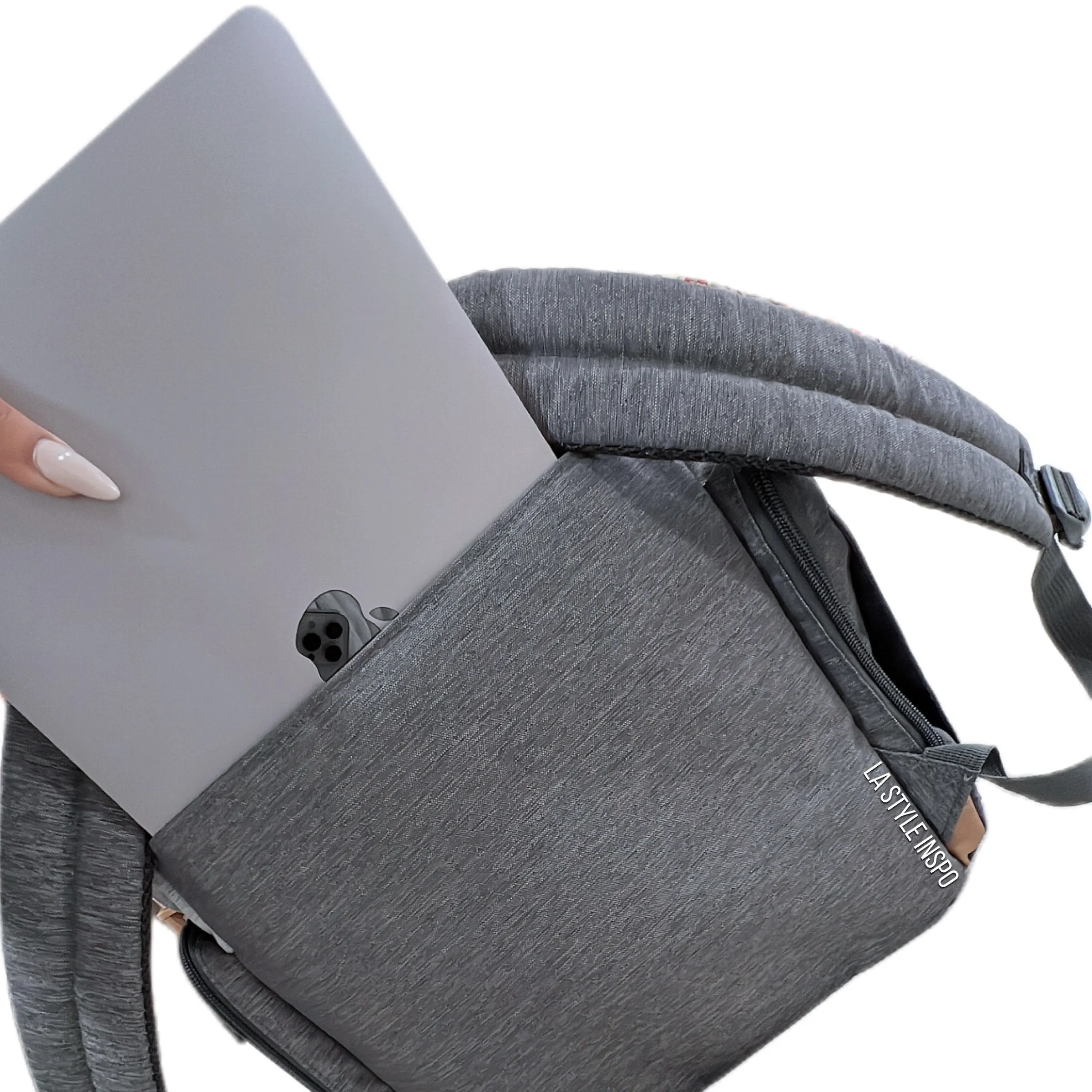 Eddie Bauer Cascade Back Pack Computer Bag in Gray