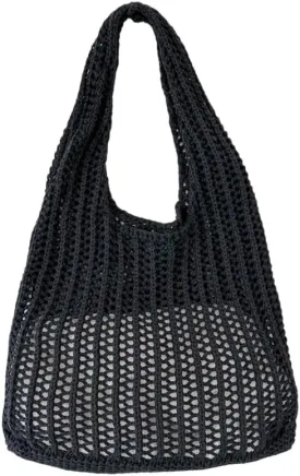 ENBEI Crochet Beach Bag - Women's Knit Shoulder Bags for Travel - Cute, Handmade Tote