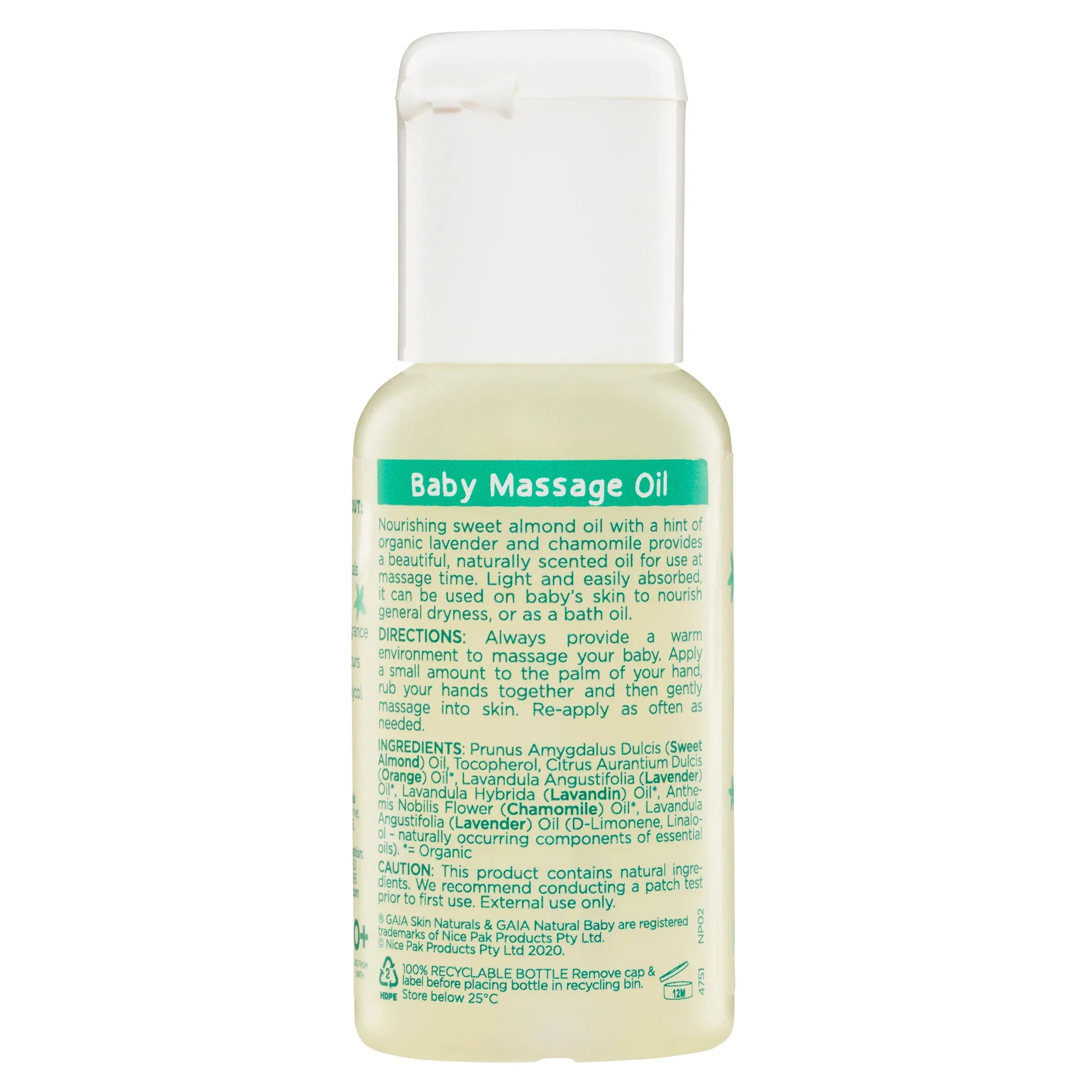 GAIA Baby Starter Kit 5 x 50ml Exp: