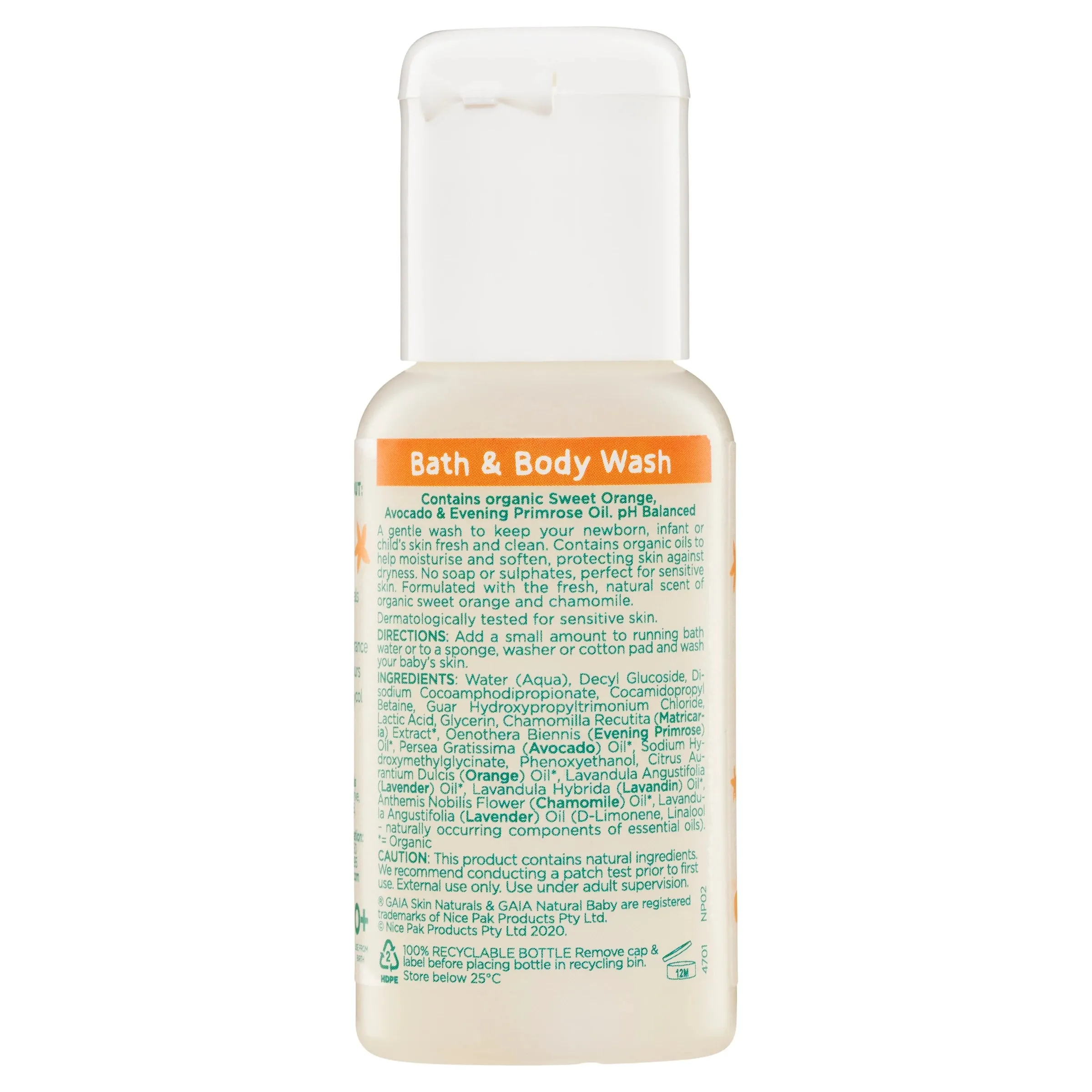 GAIA Baby Starter Kit 5 x 50ml Exp: