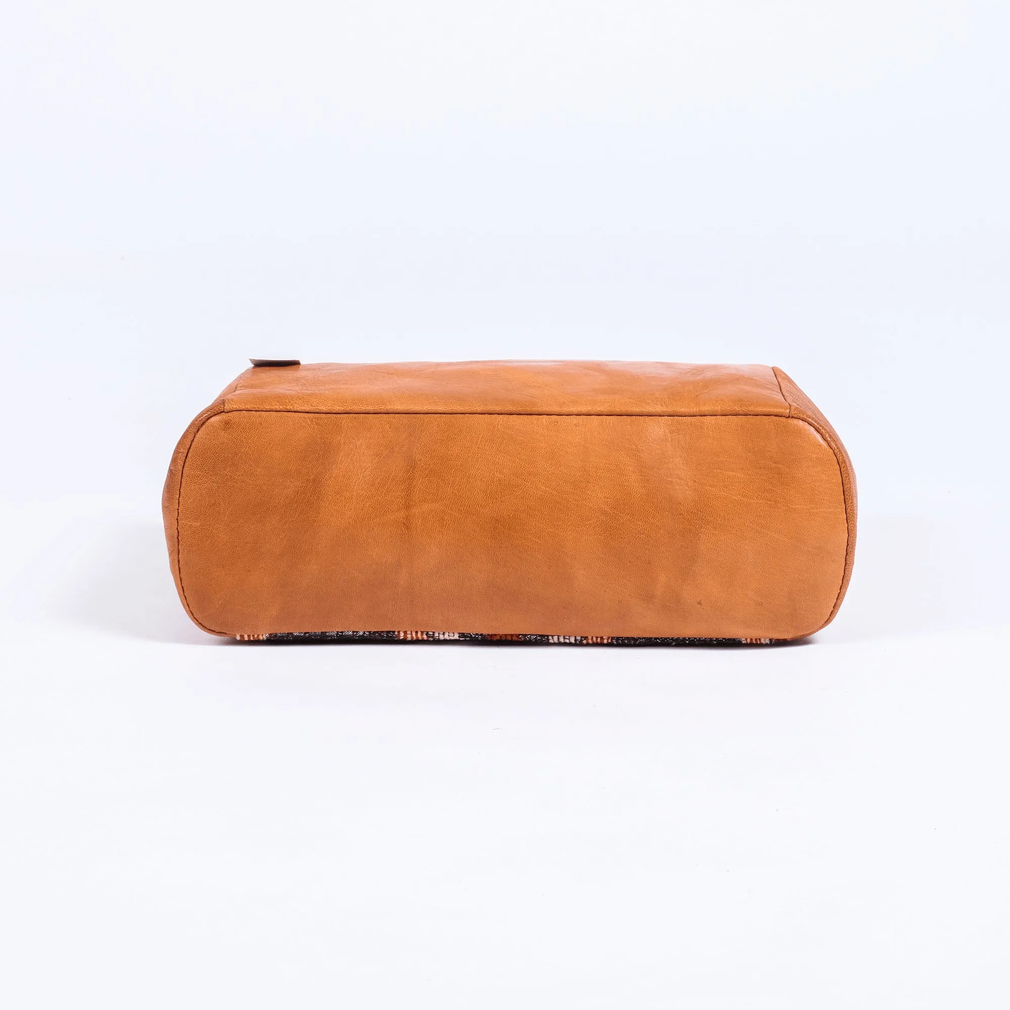 Hermes Inspired Leather x Kilim Handbag