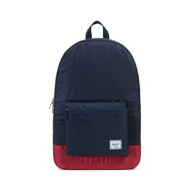 HERSCHEL - PACKABLE DAYPACK POLY (NAVY/RED)