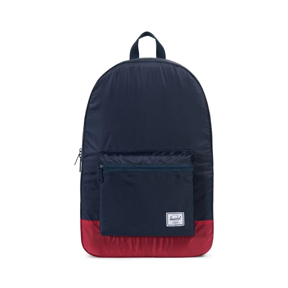 HERSCHEL - PACKABLE DAYPACK POLY (NAVY/RED)