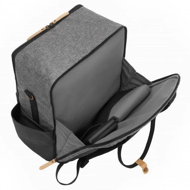 Inter-Mix Diaper Backpack in Graphite/Black