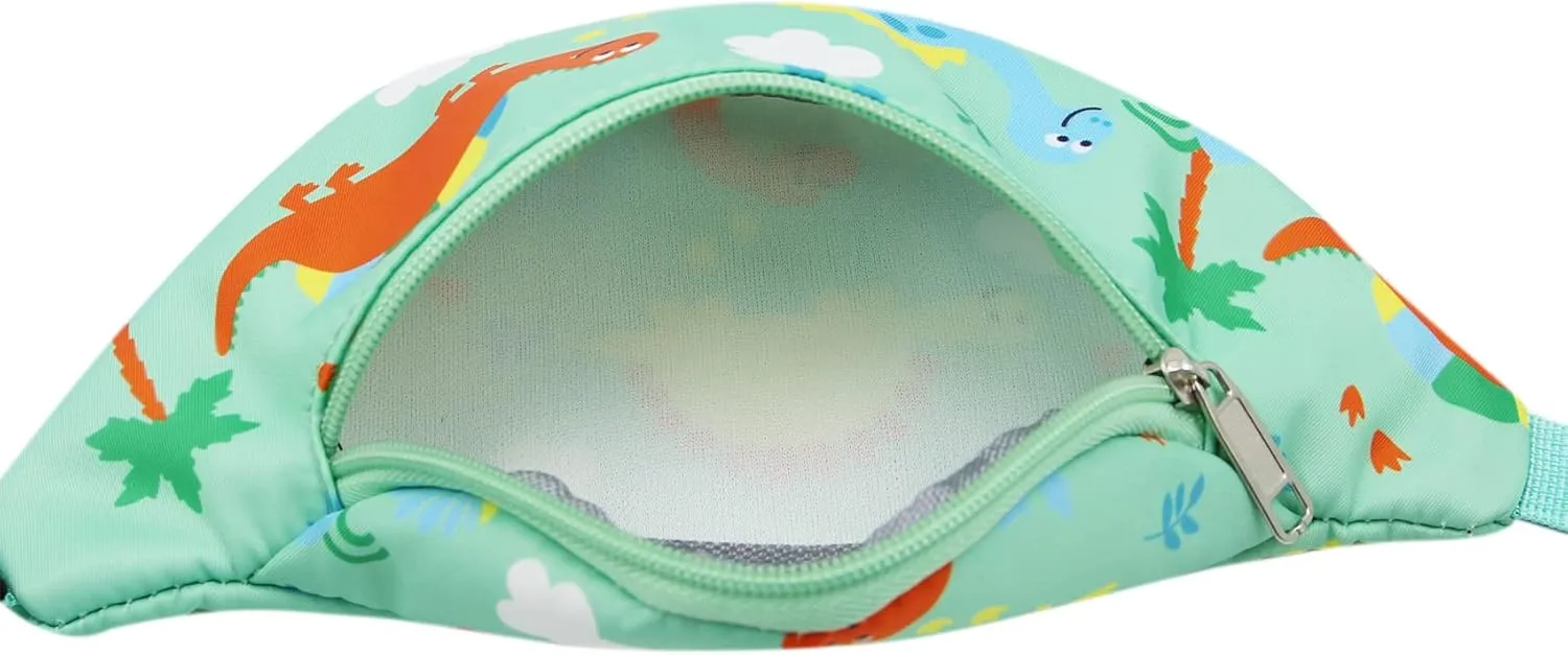 Kids Baby Boys Girls Fanny Pack Cartoon Dinosaur Unicorn Purse Waist Pack Belt Bum Bag for Travel,Hiking,Sports