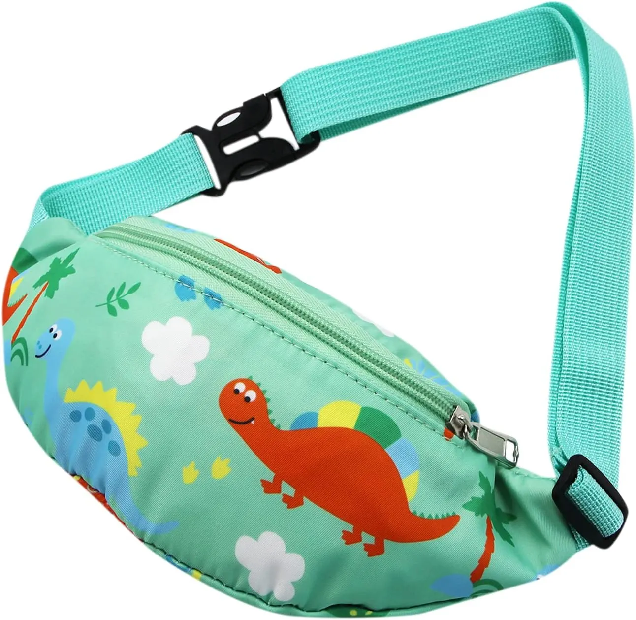 Kids Baby Boys Girls Fanny Pack Cartoon Dinosaur Unicorn Purse Waist Pack Belt Bum Bag for Travel,Hiking,Sports