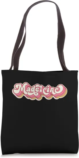 Madeleine Name Personalized First Name Surname Tote Bag