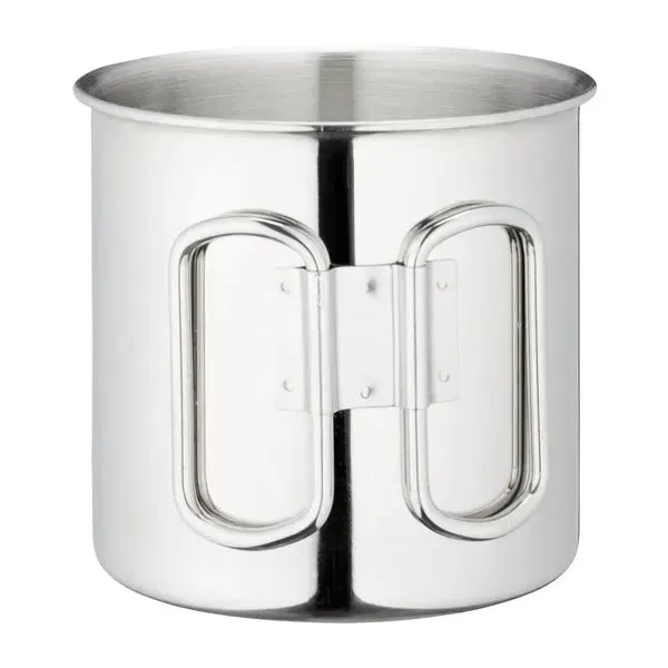 MFH Campingtasse Edelstahl 450 ml