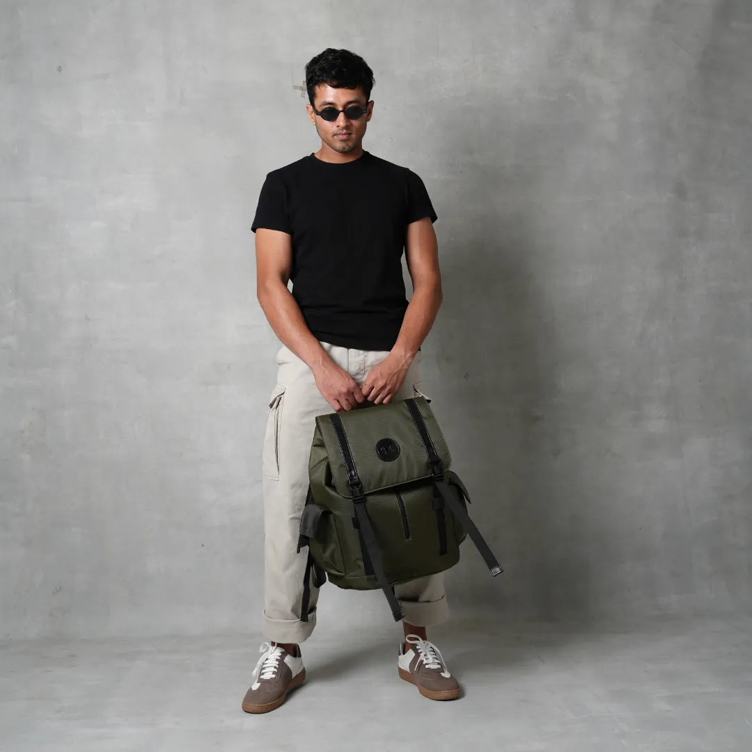 Monkstory Odyssey Backpack - Olive Green