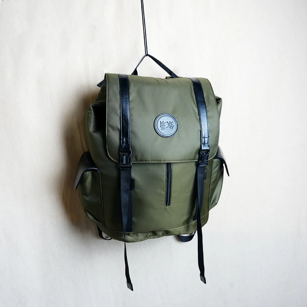 Monkstory Odyssey Backpack - Olive Green