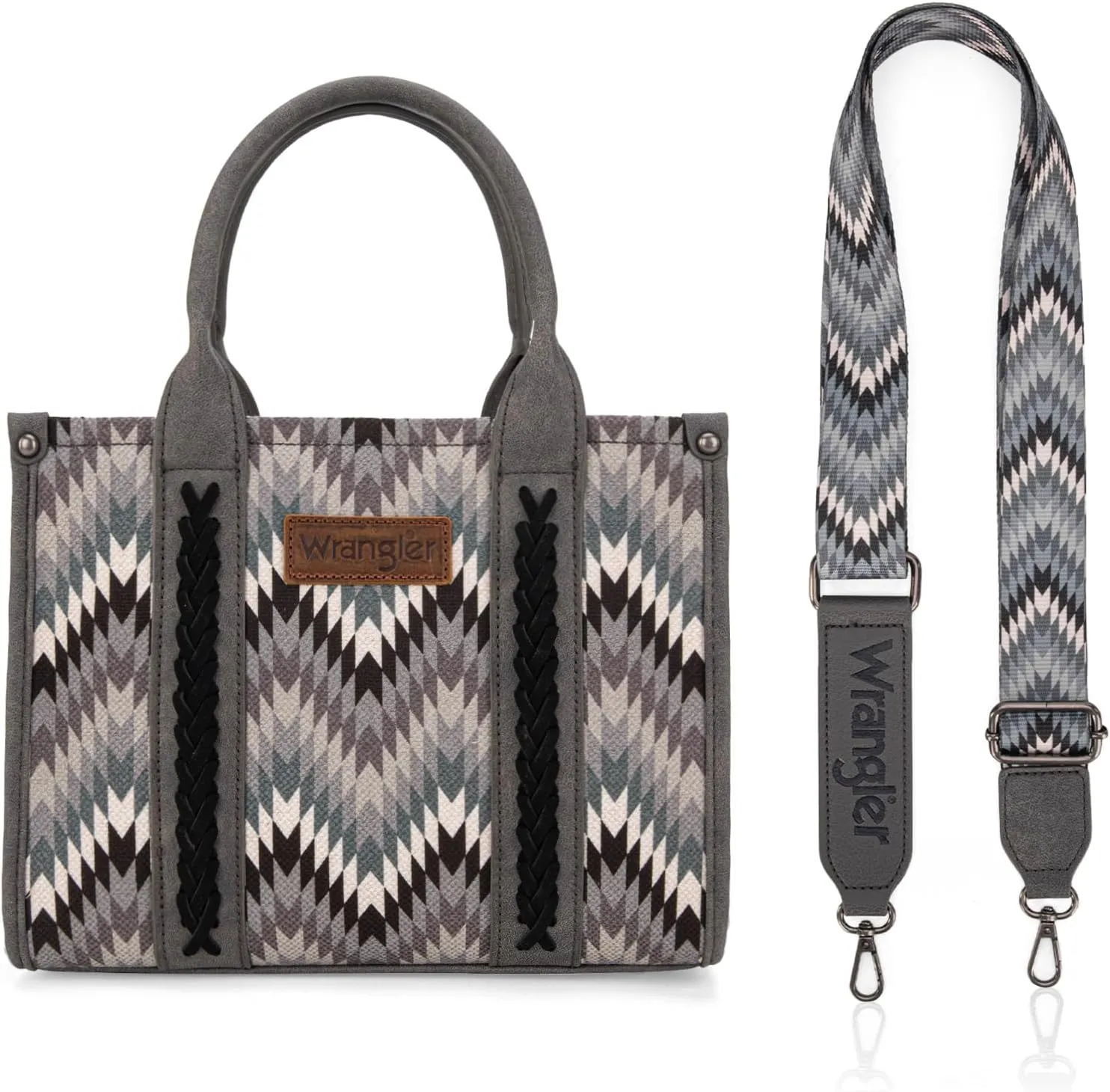 Montana West X Wrangler Tote Bag for Women Boho Aztec Shoulder Purse Top Handle Satchel Handbag