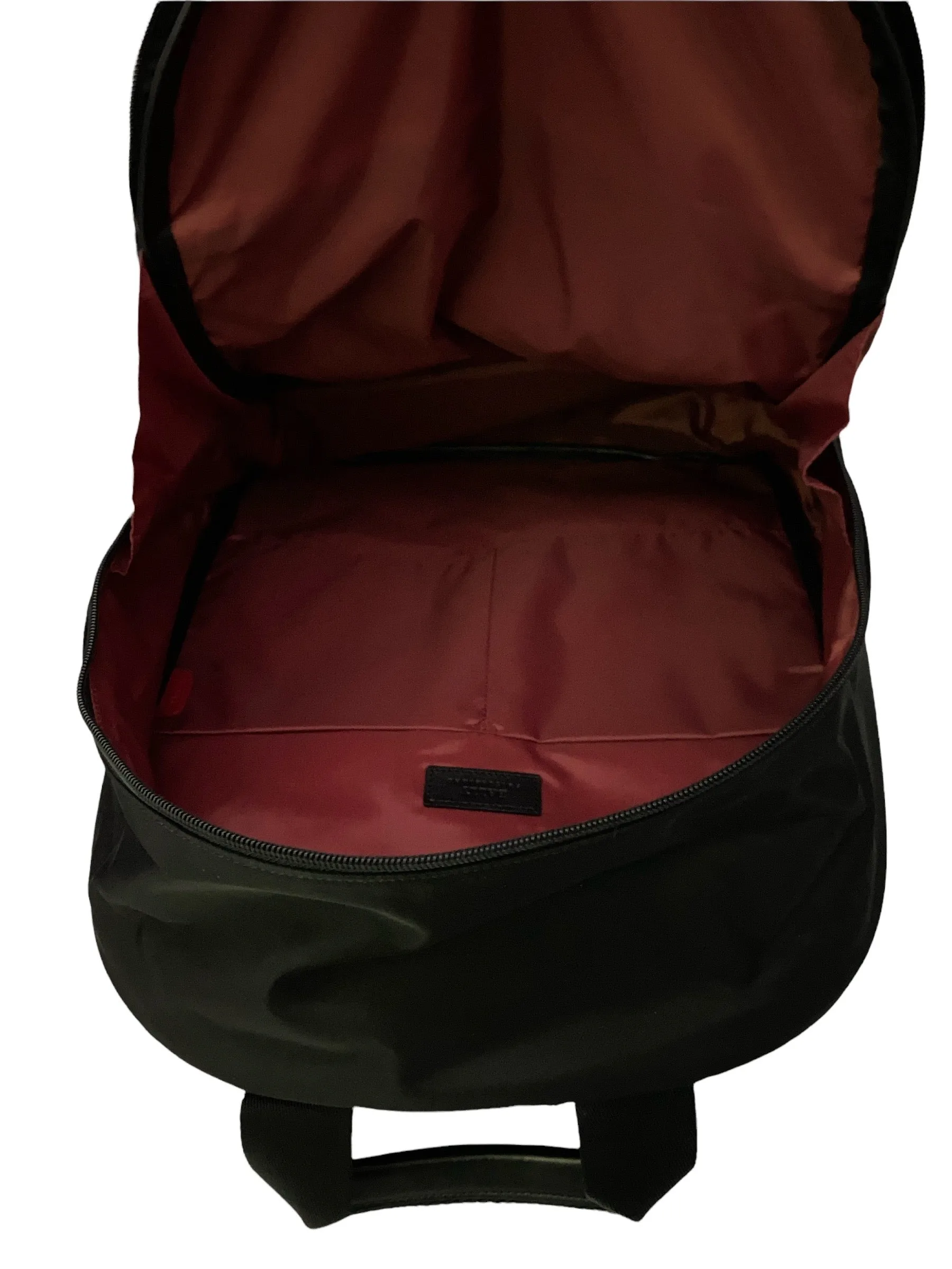 NEW Bally Taff Men's 6216425 Black Fabric & Leather Backpack MSRP $499