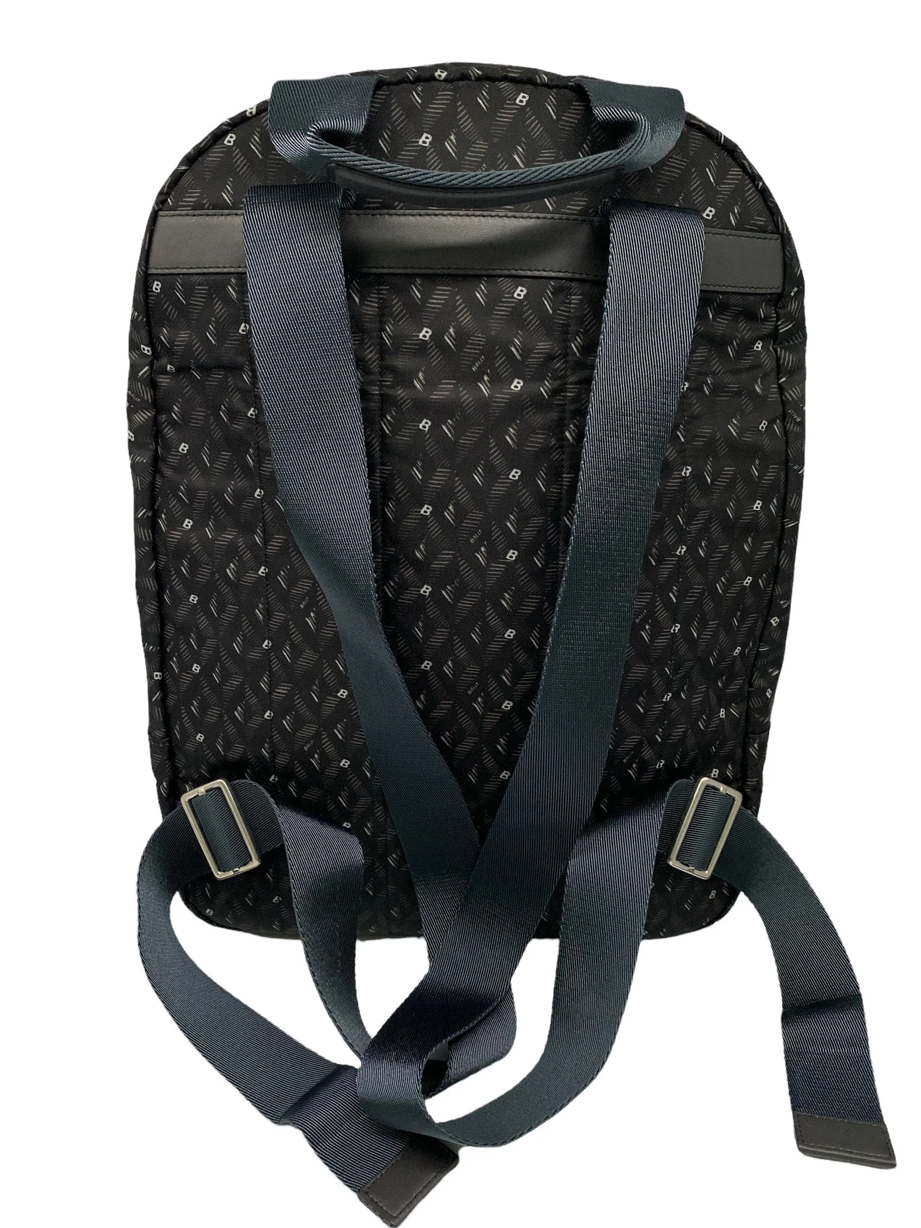 NEW Bally Taff Men's 6219841 Dark Gray Fabric & Leather Backpack MSRP $499