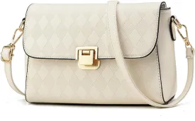 Purses For Women Stylish And Versatile Crossbody Bag Simple Embossed Check Handbags
