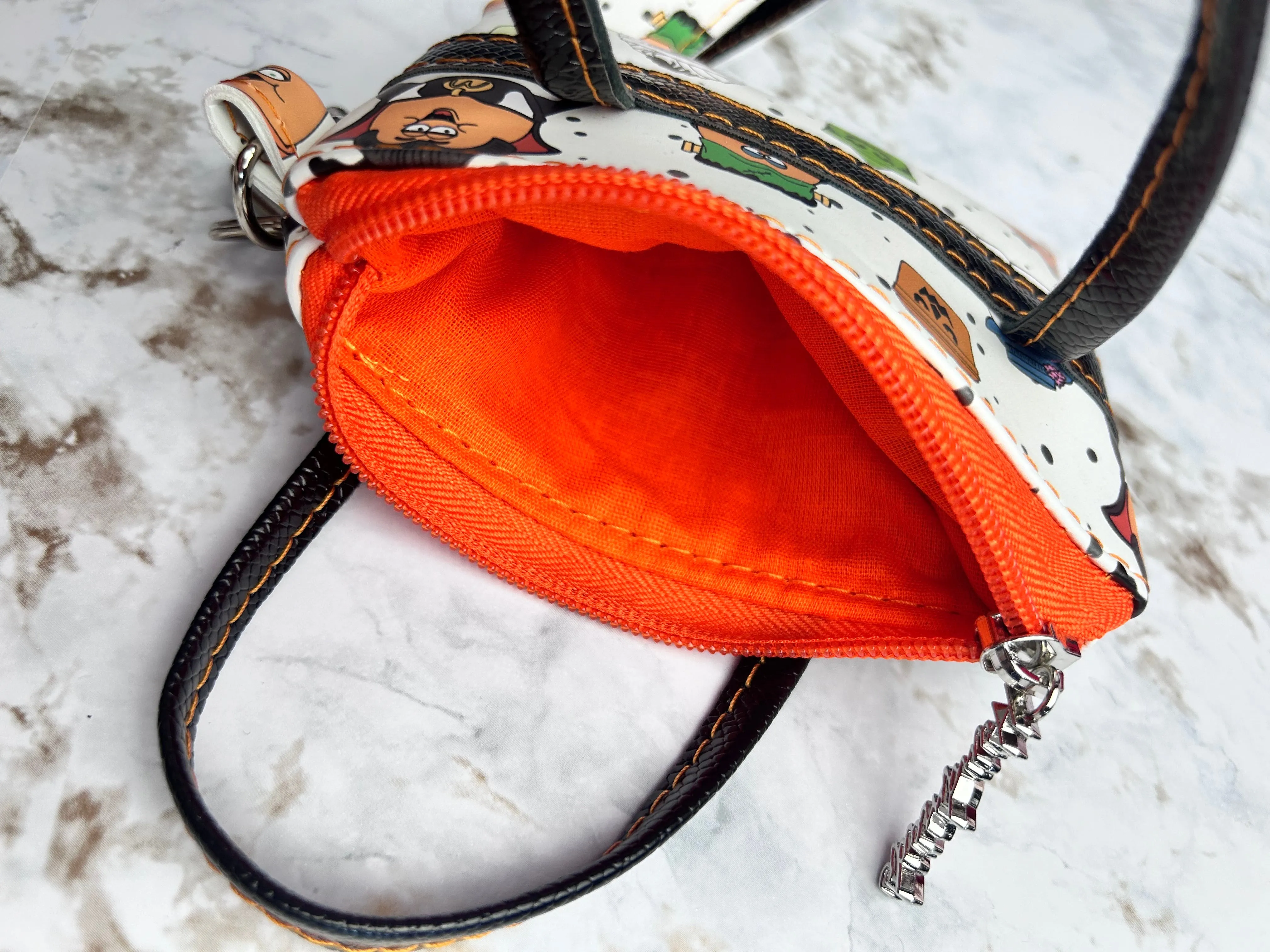 Retro Halloween Wristlet  & Pouch Combo