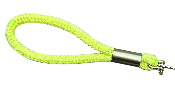 Rope Wristlet in Neon Yellow