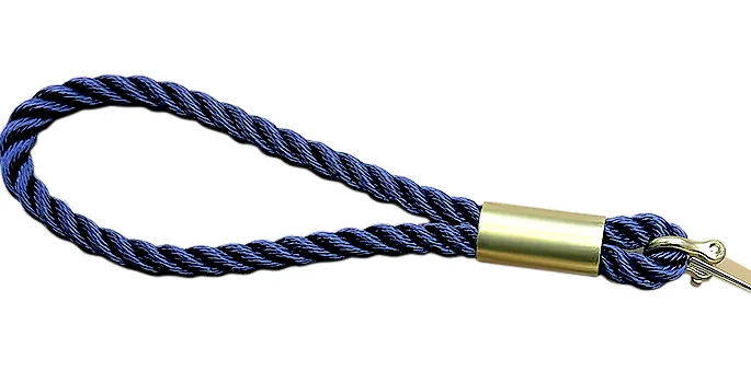 Rope Wristlet in New England Navy
