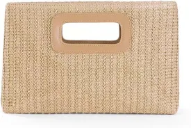 Straw Bag Top Handle Handbags for Women Straw Beach Summer Clutch Shoulder Crossbody Purse