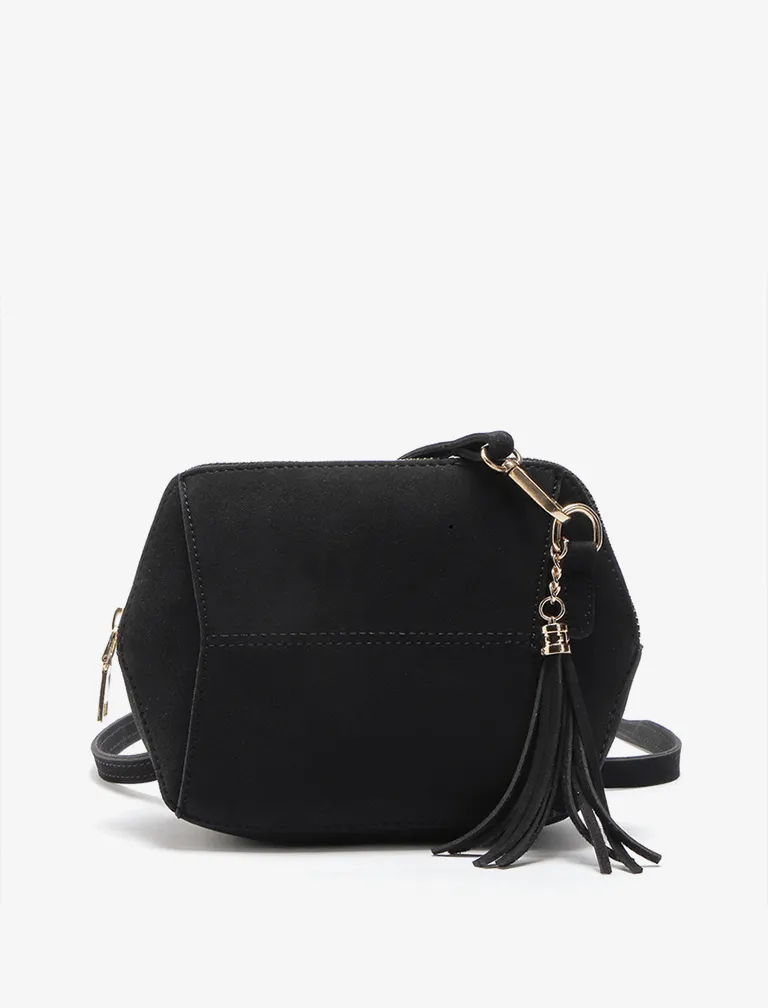 Tassel Solid Color Shell bag