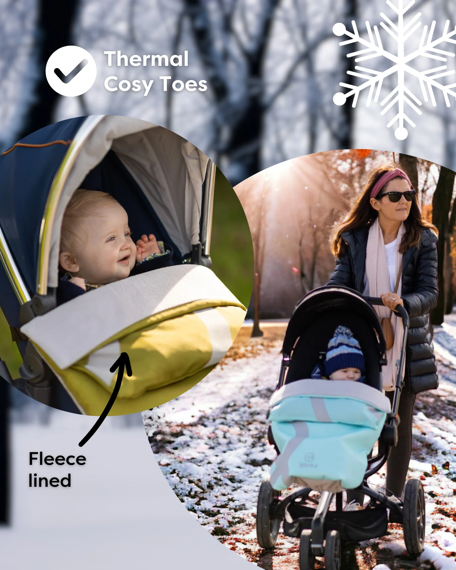 The Blinky Company Black (5-In-1) All Season Buggy Cover