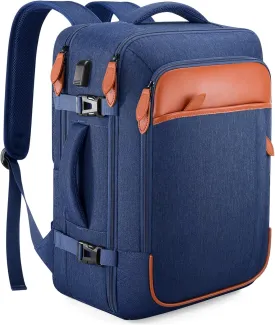 Travel Backpack, 42L Laptop Backpack, Carry-on Approved Bag for Men & Women, Waterproof Luggage with Packing Cubes, Shoe Pocket, Personal Item Size for Flights