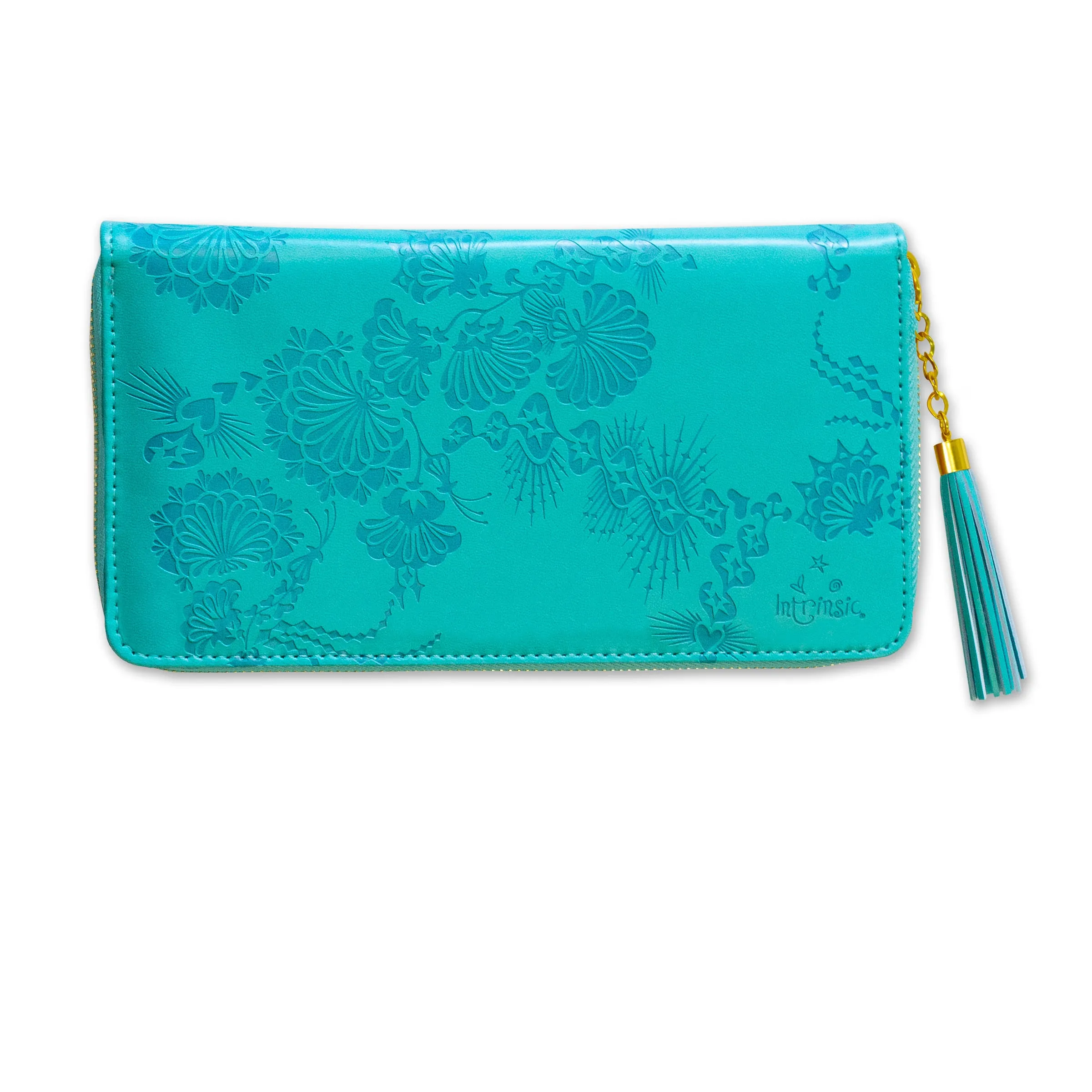 Turquoise Twist Travel Clutch in Gift Box