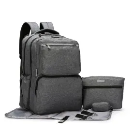Ultimate Organizer Diaper Bag Backpack - 5pc Set