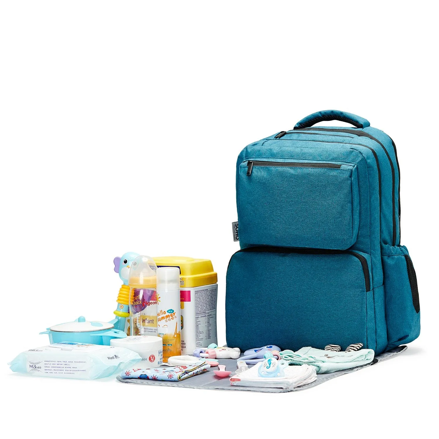 Ultimate Organizer Diaper Bag Backpack - 5pc Set