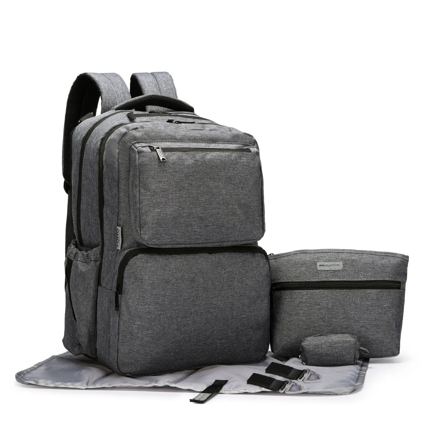 Ultimate Organizer Diaper Bag Backpack - 5pc Set