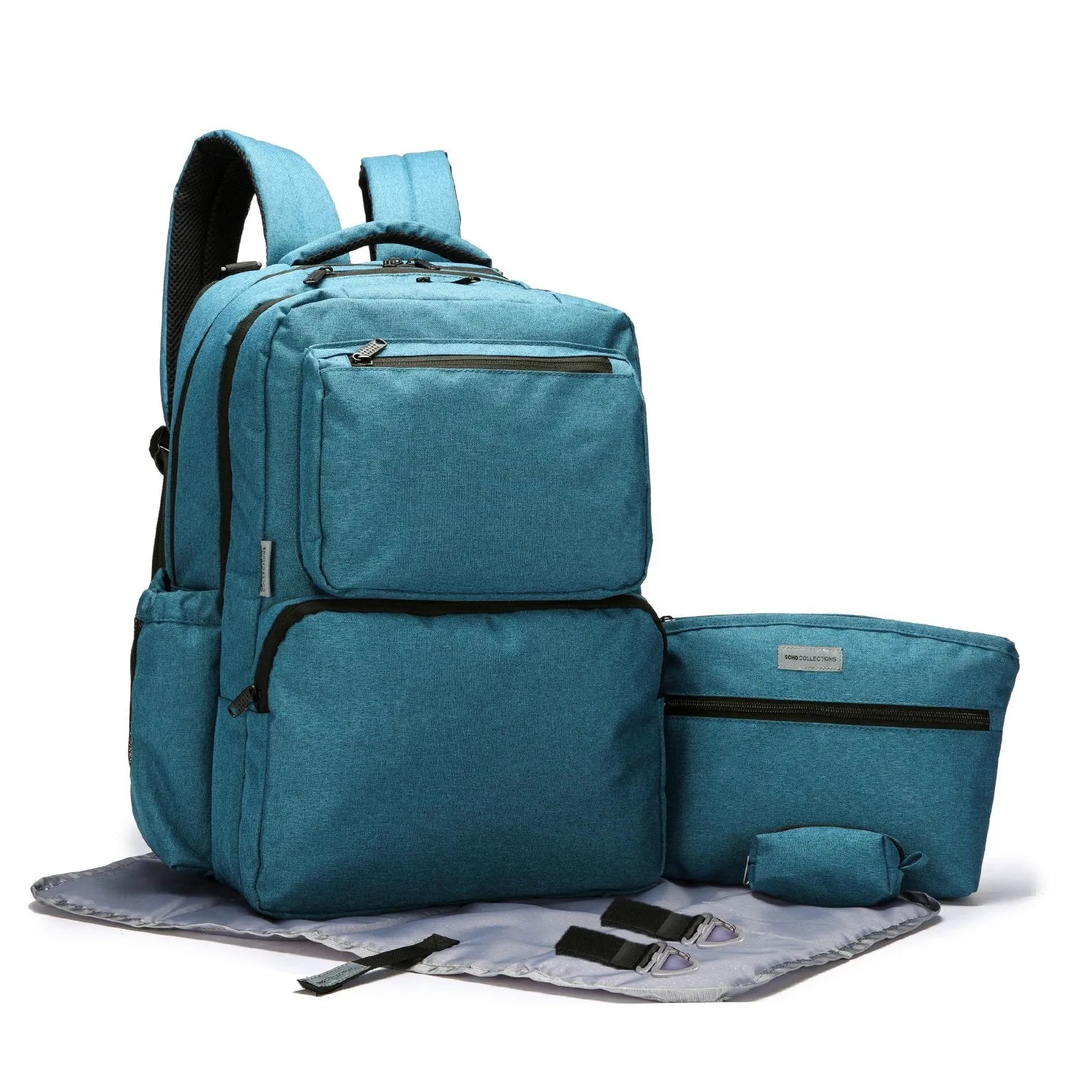 Ultimate Organizer Diaper Bag Backpack - 5pc Set