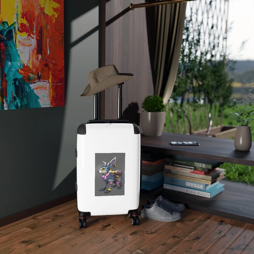 White Amara Cabin Suitcase